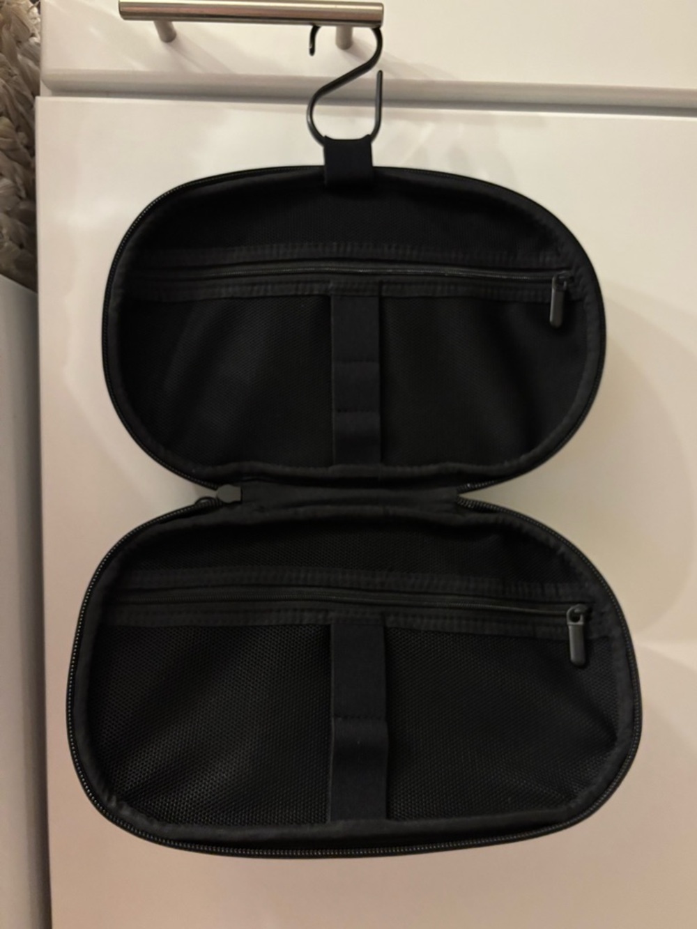 Quip Black Travel Hanging Toiletry Bag